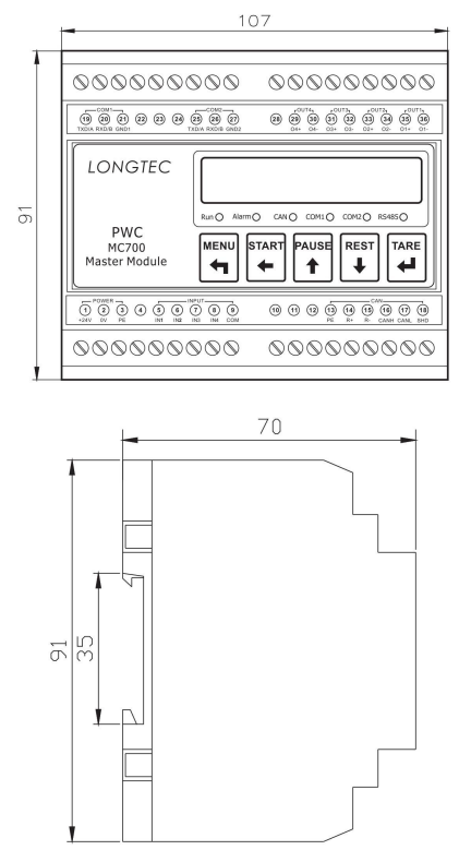 MC700 PWC主控模块MC700