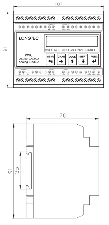 AS700 模拟IO模块AS700